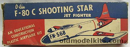 O-lin 1/48 F-80C Shooting Star - (Lindberg), 500 plastic model kit